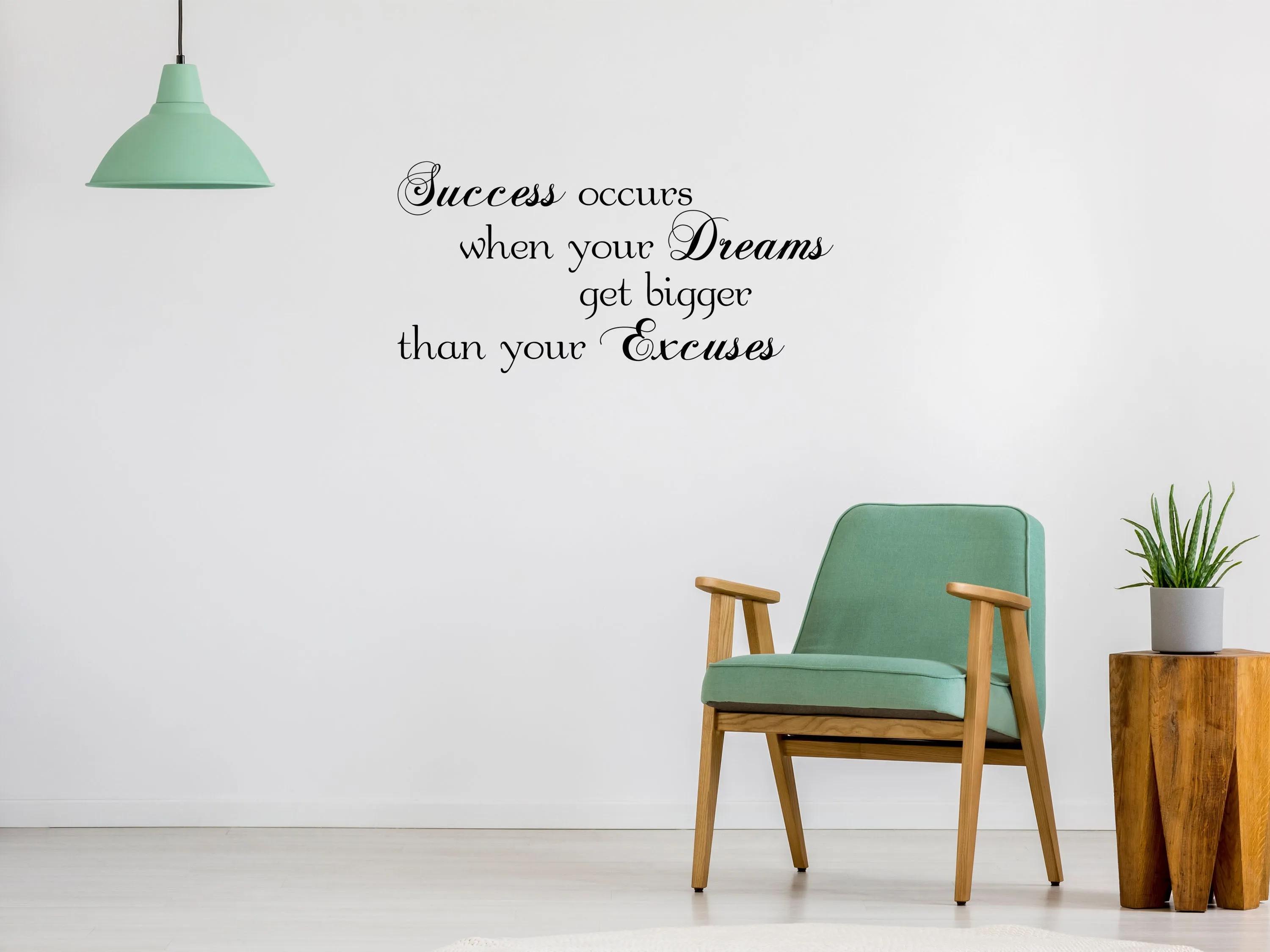 Success Wall Quote Sticker