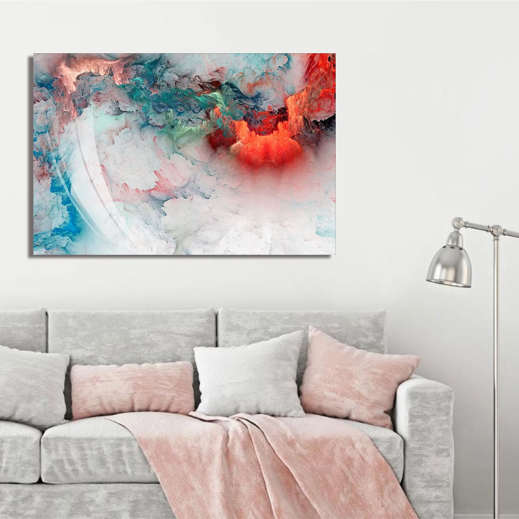 Tempered Glass Art - Vibrant Color Wall Art Decor