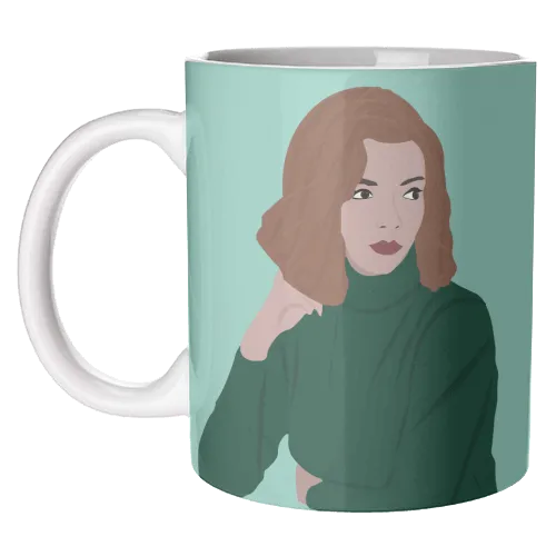 The Anya Taylor-Joy Queen's Gambit Mug Art Wow