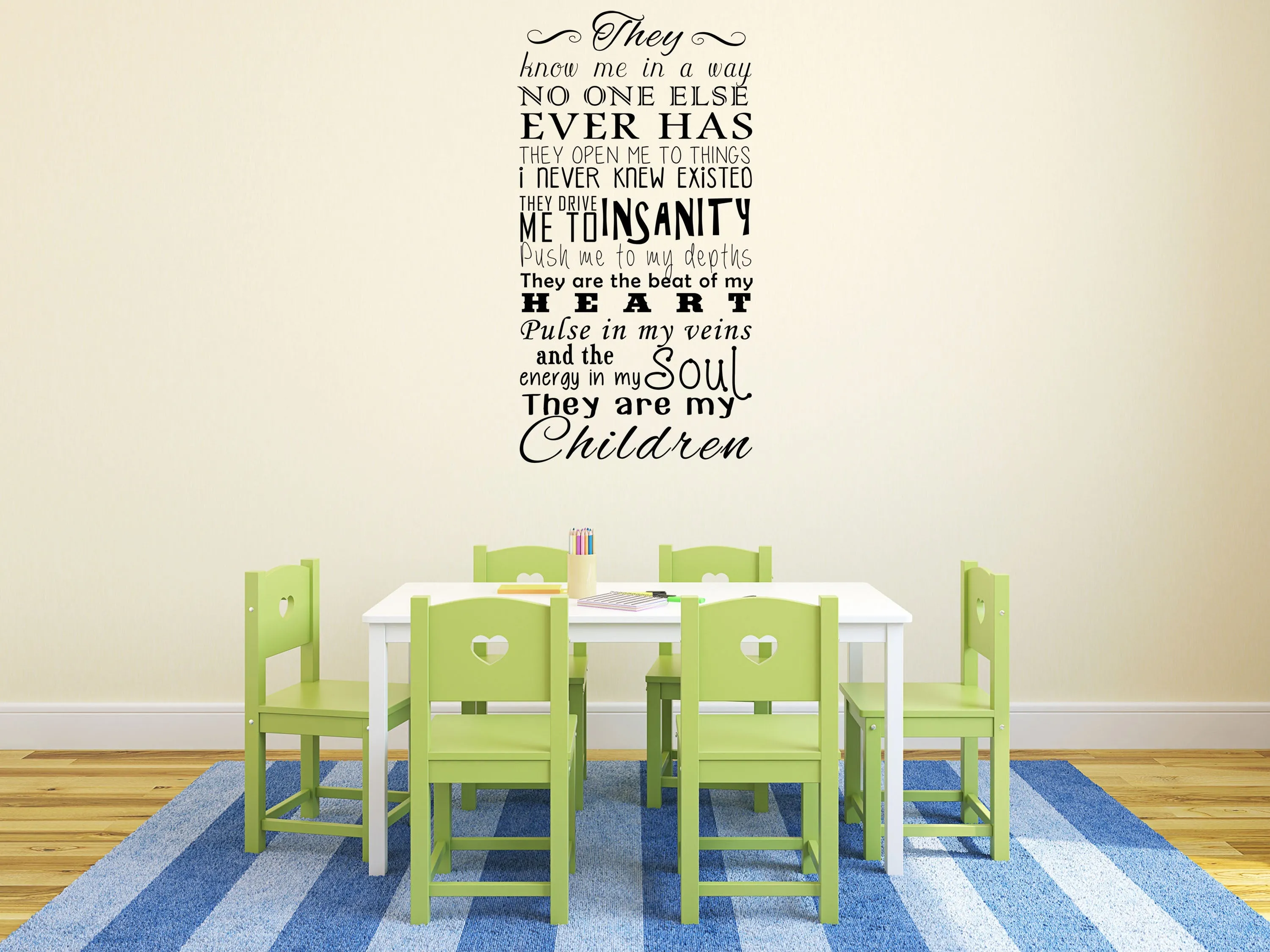 They Are My Children Vinyl Wall Decal