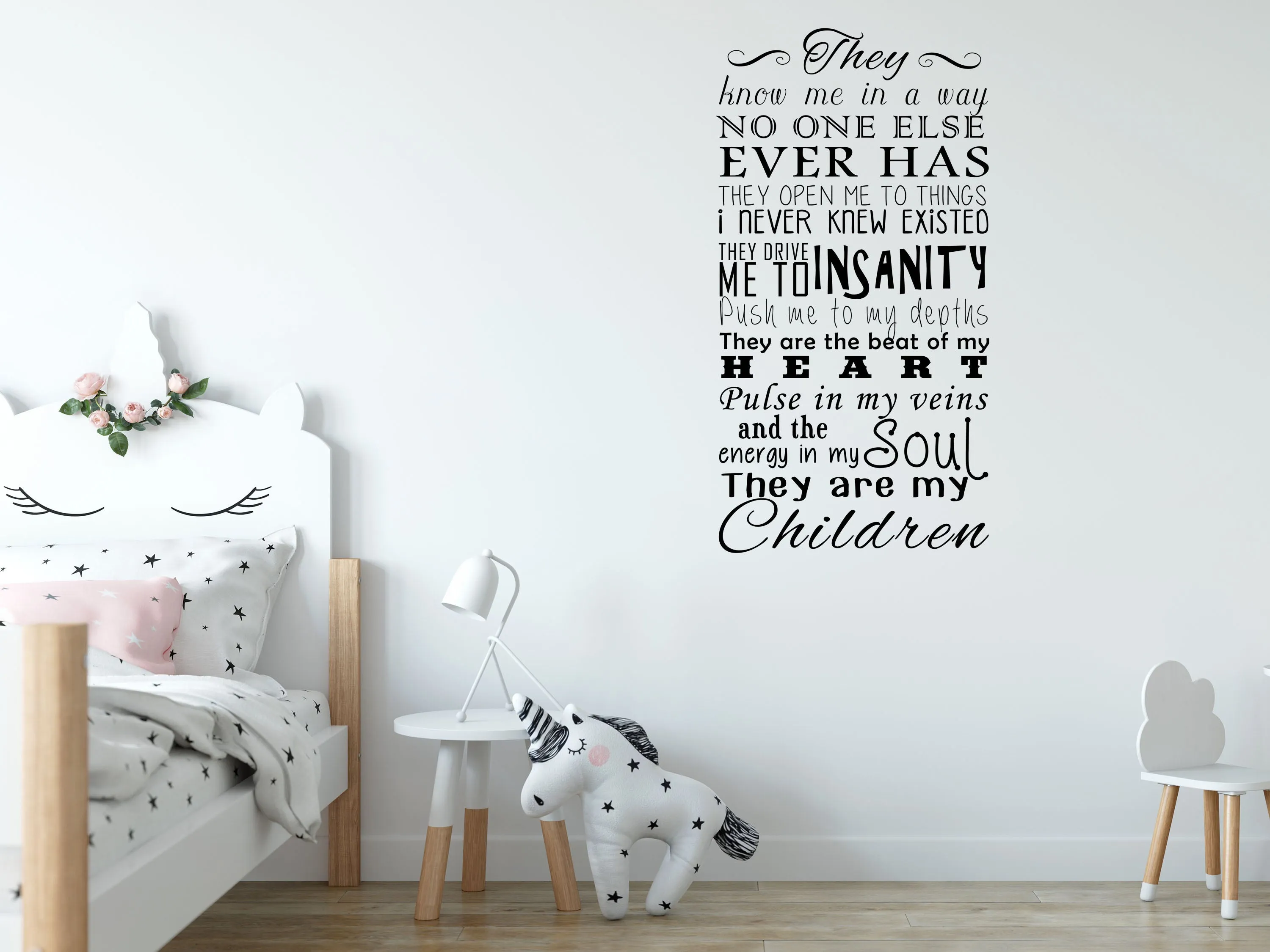 They Are My Children Vinyl Wall Decal