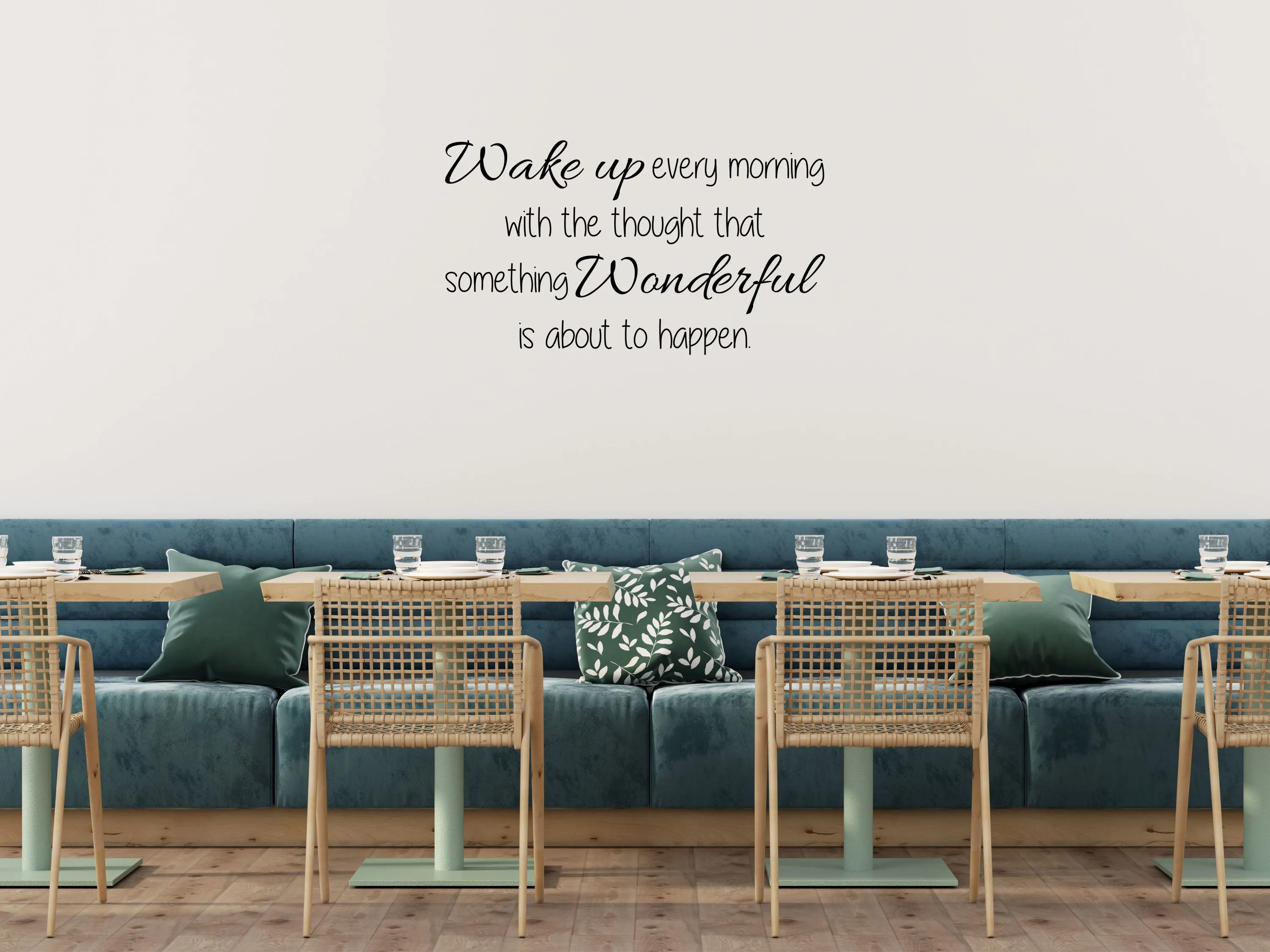 Wake Up Every Morning Bedroom Wall Decal - Bedroom Wall Sticker