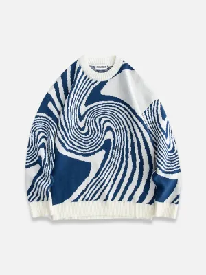 WHIRLPOOL KNIT SWEATER