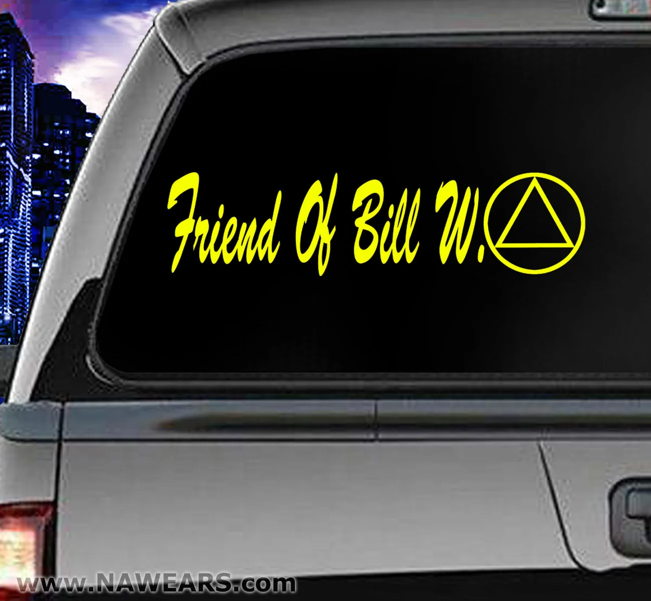 Win Decal - AA Friend Of Bill W V.1