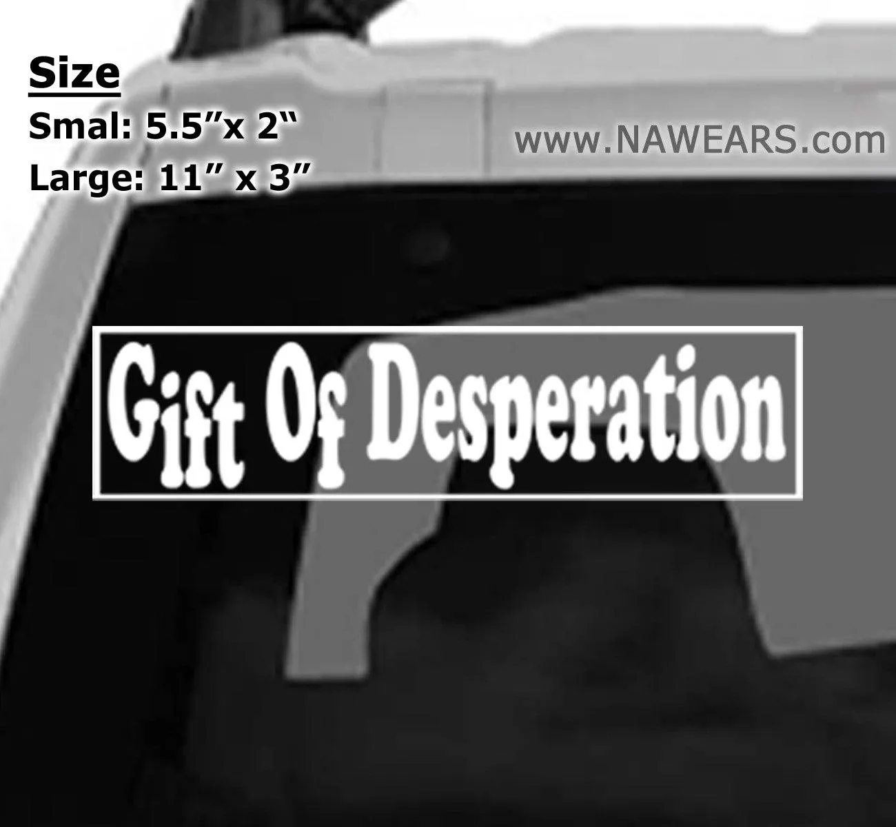 Win Decal - Gift Of Desperation Decals