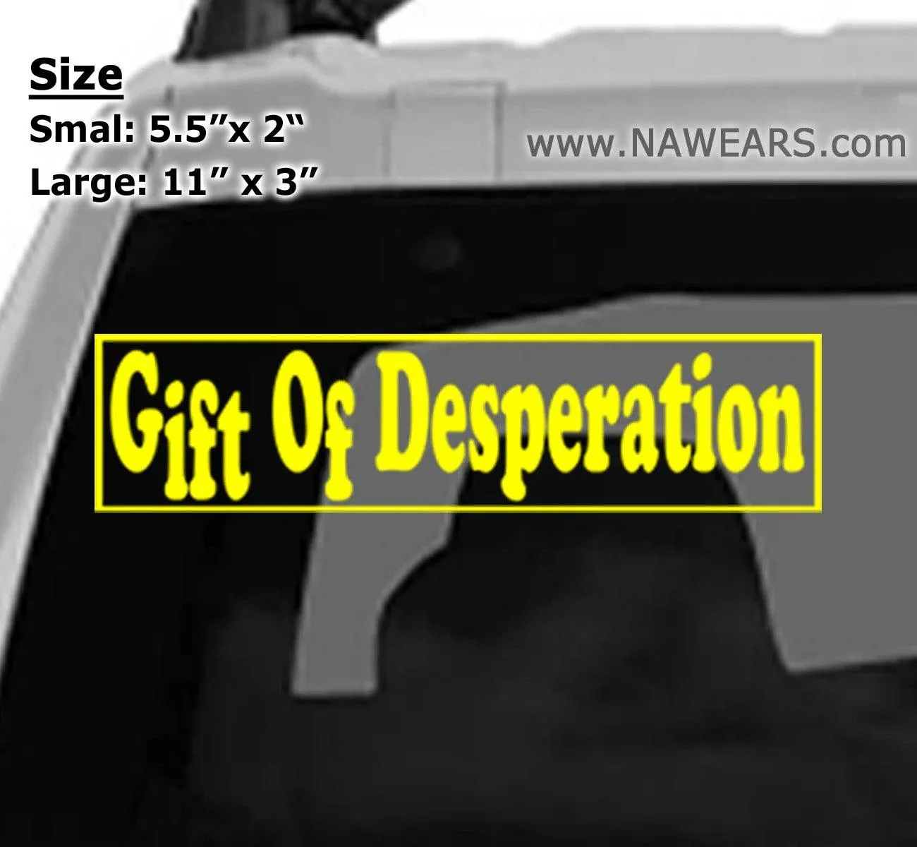 Win Decal - Gift Of Desperation Decals