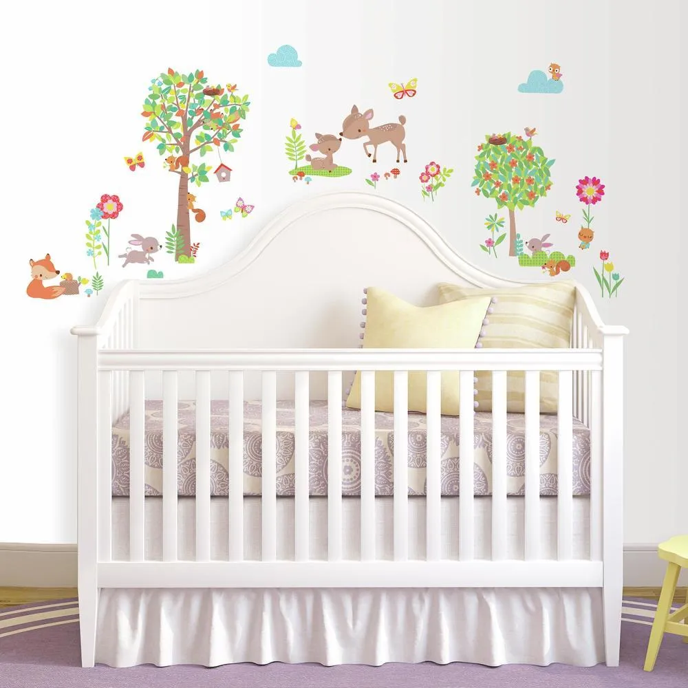 Woodland Creatures Peel and Stick Wall Decals